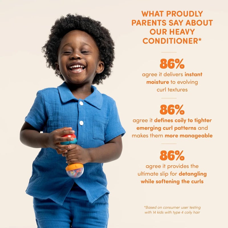 Proudly Nourishing Curly & Coily Hair Baby Conditioner by Gabrielle Union & Dwyane Wade, for Black & Brown Babies, Dry, Sensitive Skin, Sweet Vanilla, 9 oz - Image 4